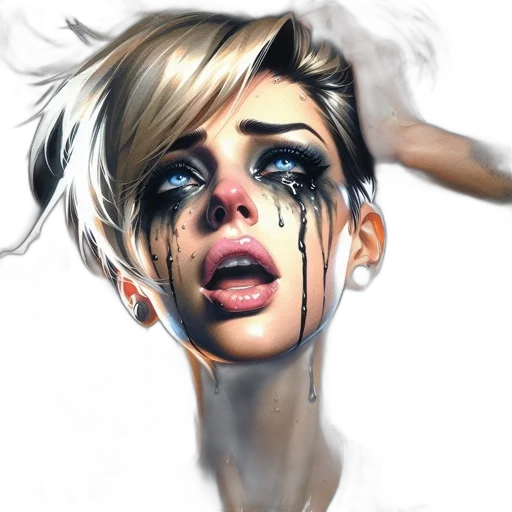 face, mask, photorealistic, concept art, fantasy art, comic book art, neon lights, fire transparent PNG cut-out