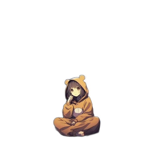 mask, creature, animal, jacket, pixel art, concept art, anime, comic book art transparent PNG cut-out