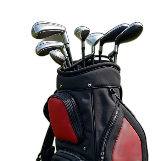 3d render, photorealistic, team, golf, bag transparent PNG cut-out