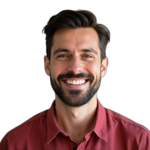 staff, face, jacket, hair, man, neatly, trimmed, beard transparent PNG cut-out