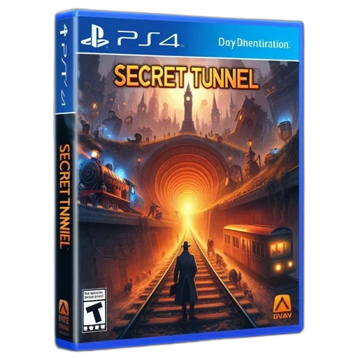 concept art, vibrant, city, scene, features, massive, tunnel, entrance transparent PNG cut-out