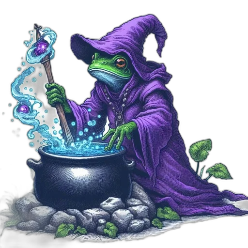 staff, dragon, fantasy art, concept art, pixel art, underwater, green, dark transparent PNG cut-out