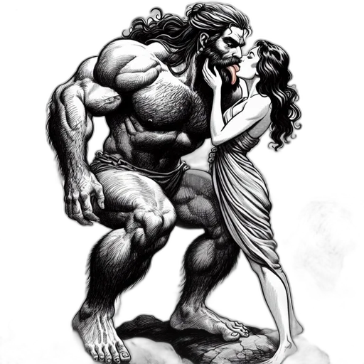 creature, comic book art, concept art, fantasy art, pencil sketch, fire, mythical, possibly transparent PNG cut-out