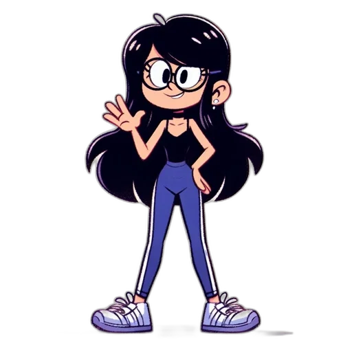 staff, hair, jacket, creature, cartoon, concept art, pixel art, anime transparent PNG cut-out