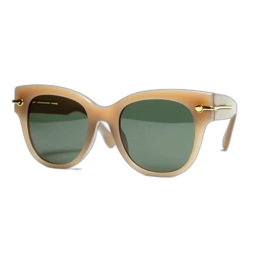 earth tones, green, pair, sunglasses, brown, frame, gold, accents transparent PNG cut-out