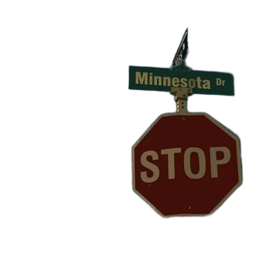 city street, stop, sign, stands, intersection, minnesota, drive transparent PNG cut-out