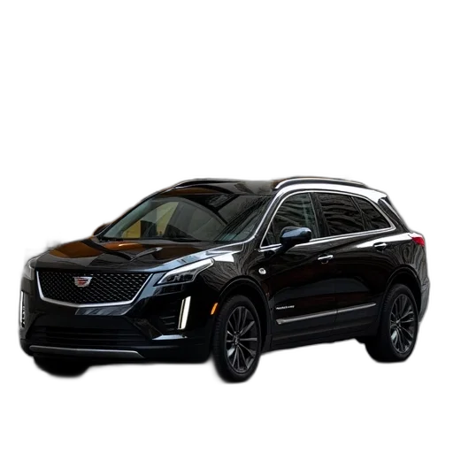 car, black, cadillac, suv, parked, next, glass, covered transparent PNG cut-out