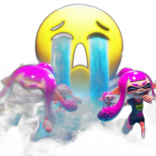 creature, mask, animal, weapon, vaporwave, concept art, 3d render, pixel art transparent PNG cut-out