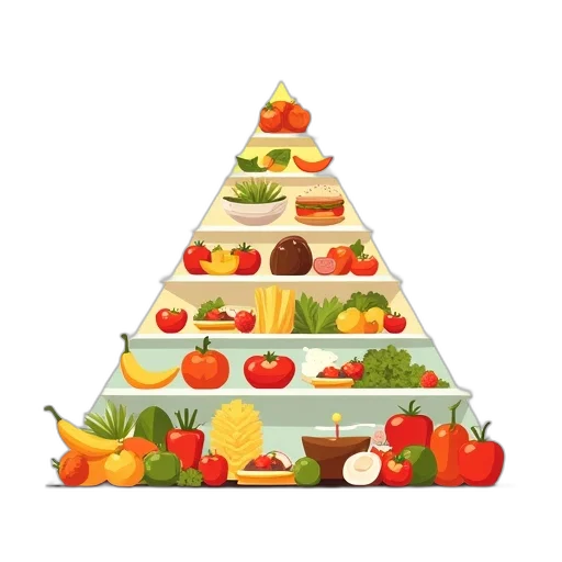 food, 3d render, pixel art, healthy transparent PNG cut-out