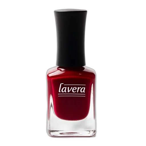 bottle, red, close-up, image, nail, polish, black, cap transparent PNG cut-out