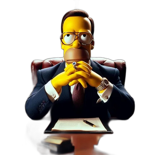 robot, staff, furniture, 3d render, cartoon, concept art, photorealistic, homer transparent PNG cut-out