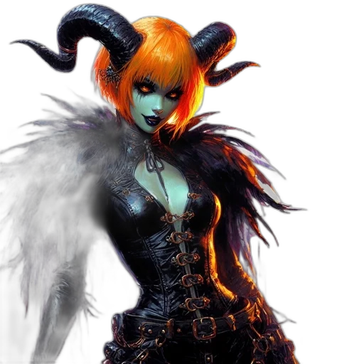 fantasy art, concept art, 3d render, comic book art, dark, enigmatic, figure, boasts transparent PNG cut-out