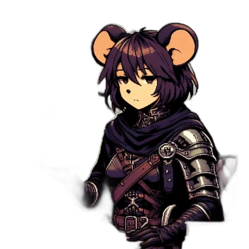 staff, weapon, mask, animal, fantasy art, concept art, anime, pixel art transparent PNG cut-out