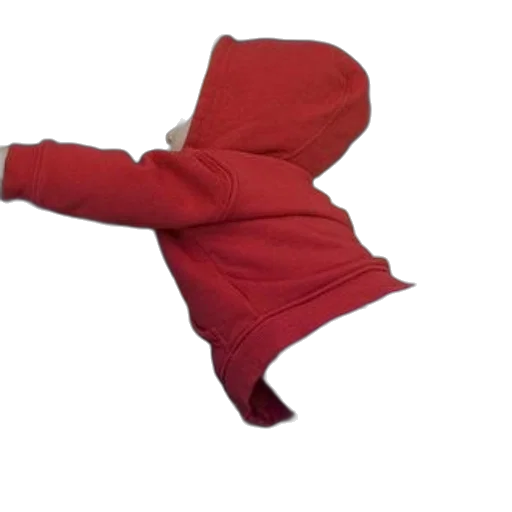 jacket, hat, umbrella, mask, 3d render, red, child, hoodie transparent PNG cut-out