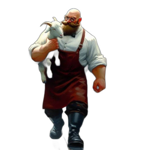 staff, animal, creature, food, concept art, fantasy art, 3d render, pixel art transparent PNG cut-out