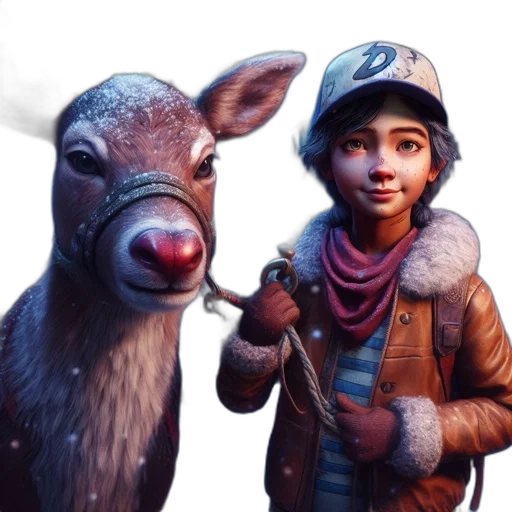 animal, hat, creature, face, concept art, 3d render, photorealistic, fantasy art transparent PNG cut-out