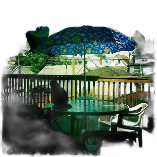 umbrella, furniture, hat, building, photorealistic, 3d render, watercolor, concept art transparent PNG cut-out