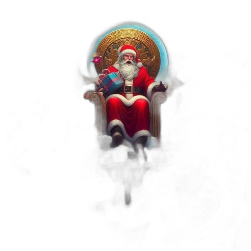 furniture, staff, concept art, 3d render, photorealistic, fantasy art, regal, santa transparent PNG cut-out