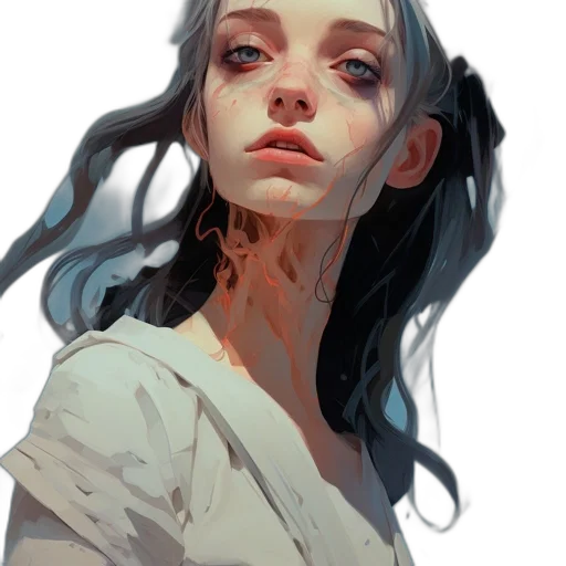 face, creature, mask, dress, fantasy art, concept art, photorealistic, oil painting transparent PNG cut-out
