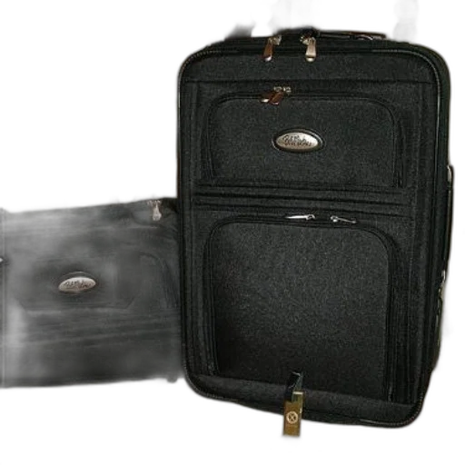 jacket, staff, weapon, furniture, 3d render, two, black, suitcases transparent PNG cut-out