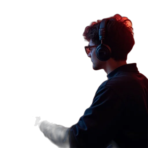 staff, jacket, face, robot, 3d render, concept art, cyberpunk, photorealistic transparent PNG cut-out