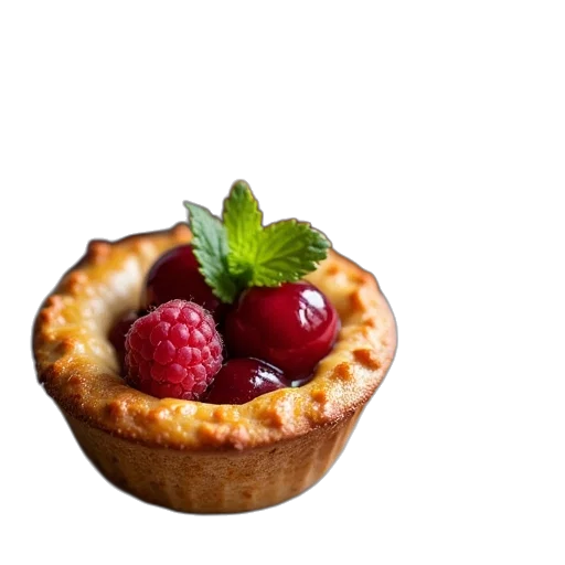 food, crown, photorealistic, 3d render, two, baked, breakfast, cups transparent PNG cut-out
