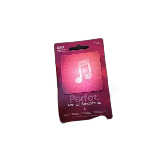 itunes, music, card, store transparent PNG cut-out