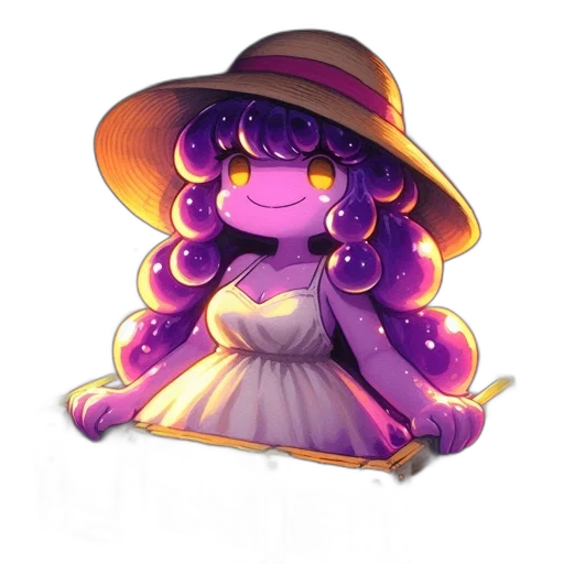 hat, dress, staff, crown, pixel art, concept art, watercolor, fantasy art transparent PNG cut-out