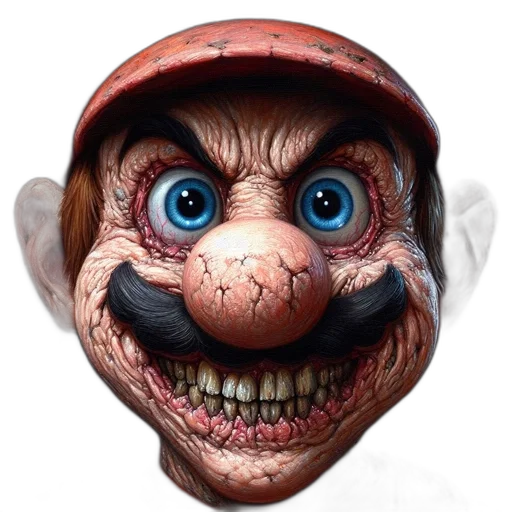mask, face, creature, hat, 3d render, concept art, photorealistic, fantasy art transparent PNG cut-out