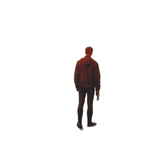 jacket, creature, robot, staff, 3d render, concept art, pixel art, comic book art transparent PNG cut-out