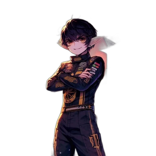 jacket, weapon, staff, mask, concept art, comic book art, anime, cyberpunk transparent PNG cut-out