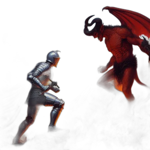 dragon, sword, creature, concept art, fantasy art, pixel art, 3d render, red transparent PNG cut-out