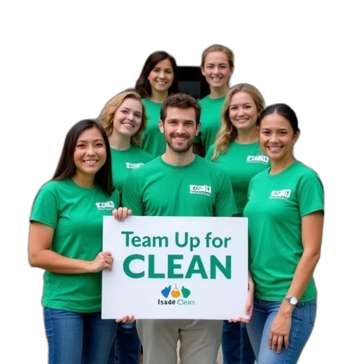 staff, group, people, standing, front, house, posing, photo transparent PNG cut-out