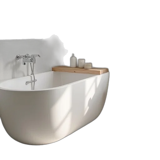 furniture, 3d render, photorealistic, bath transparent PNG cut-out