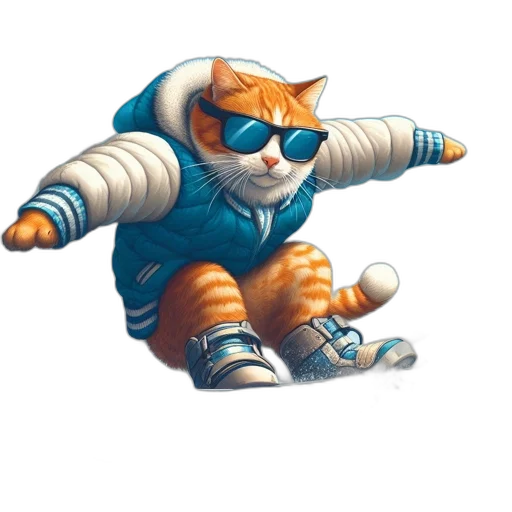 robot, staff, concept art, pixel art, fantasy art, comic book art, animated, cat transparent PNG cut-out