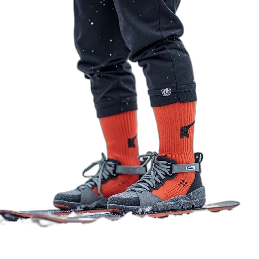 shoes, thermo, ski, socks transparent PNG cut-out