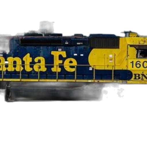 concept art, photorealistic, 3d render, santa, train, engine, painted, blue transparent PNG cut-out