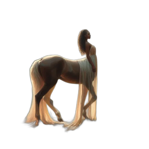 animal, creature, crown, staff, concept art, 3d render, fantasy art, watercolor transparent PNG cut-out