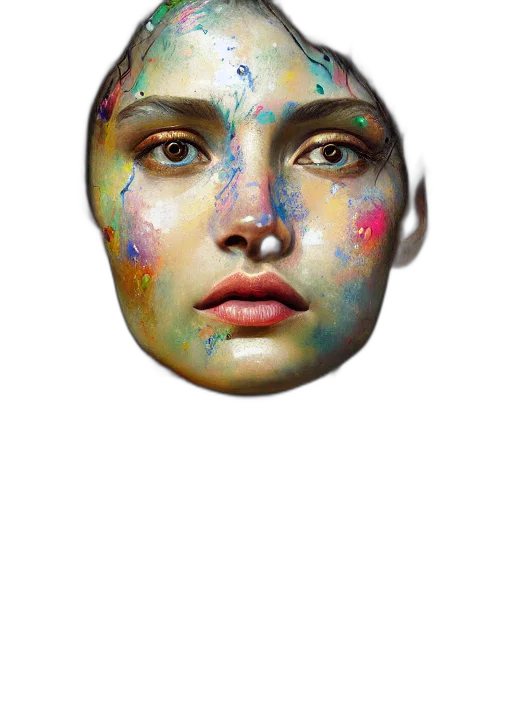 face, mask, jewelry, crown transparent PNG cut-out