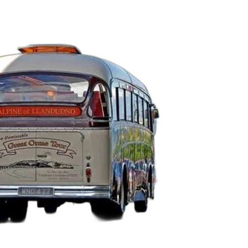 car, 3d render, concept art, photorealistic, vintage, bus, alpine, llandudno transparent PNG cut-out