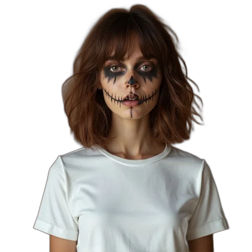 mask, face, creature, hair transparent PNG cut-out