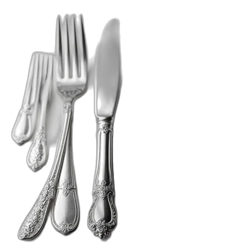 food, weapon, jewelry, photorealistic transparent PNG cut-out