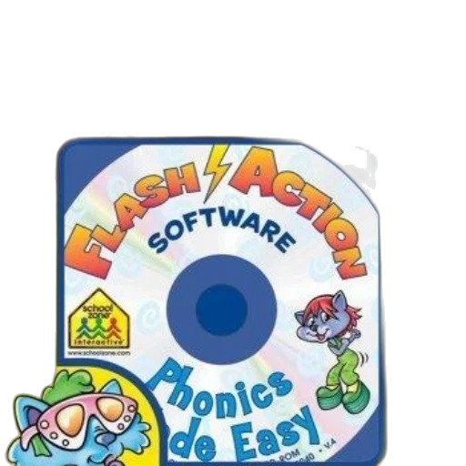 colorful, box, flash, action, phonics, made, easy, software transparent PNG cut-out
