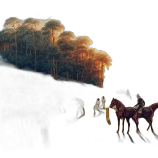 tree, animal, creature, crown, concept art, fantasy art, photorealistic, oil painting transparent PNG cut-out