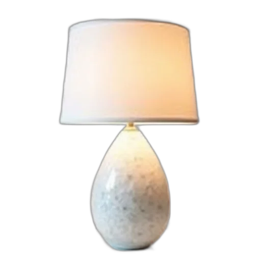 jewelry, furniture, 3d render, photorealistic, pastel, earth tones, white, lamp transparent PNG cut-out
