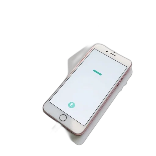 pastel, silver, iphone, white, screen, displaying, apple, logo transparent PNG cut-out