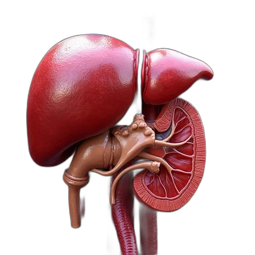 animal, food, photorealistic, 3d render, encyclopedia, hepatitis, other, liver transparent PNG cut-out