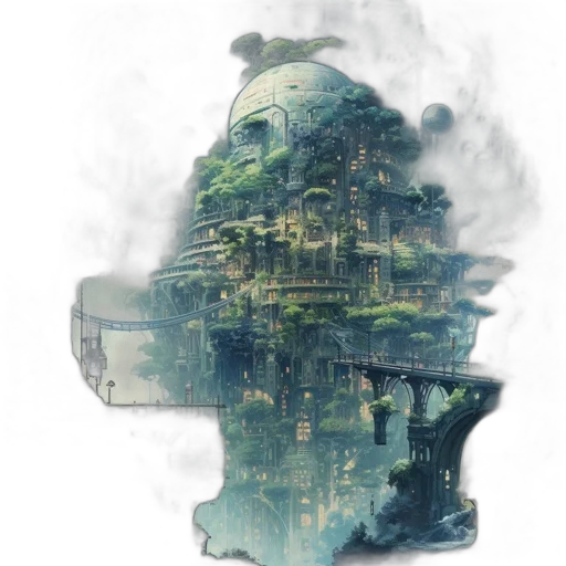robot, mask, concept art, fantasy art, cyberpunk, 3d render, fog, outer space transparent PNG cut-out