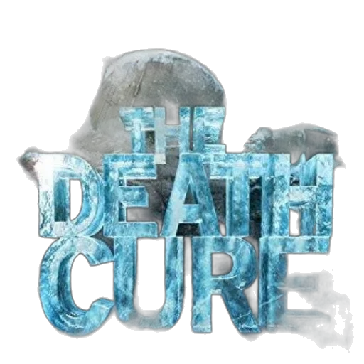 vaporwave, death, cure, book, cover, icy, blue, text transparent PNG cut-out