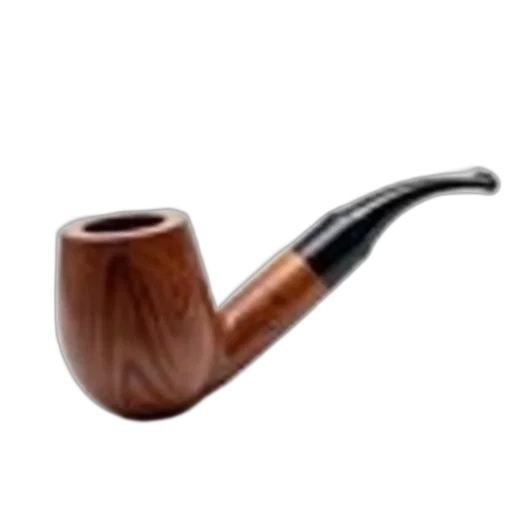 staff, photorealistic, wooden, pipe, smooth, polished, surface, black transparent PNG cut-out